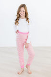 Bubblegum Pink Sequin Joggers - Mila & Rose ®