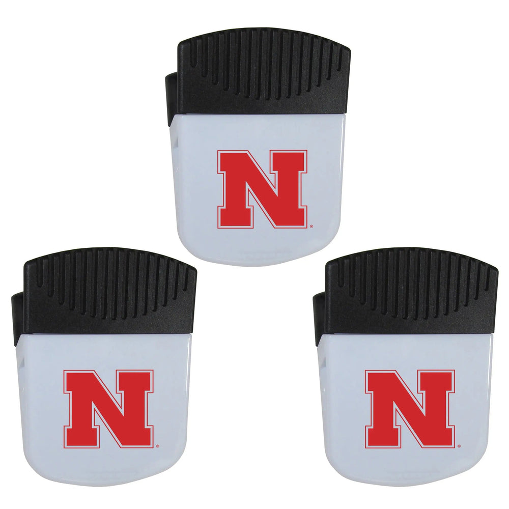 Nebraska Cornhuskers Chip Clip Magnets, 3pk - Nebraska Cornhuskers
