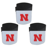 Nebraska Cornhuskers Chip Clip Magnets, 3pk - Nebraska Cornhuskers