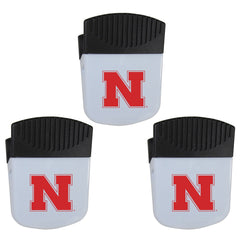 Nebraska Cornhuskers Chip Clip Magnets, 3pk - Nebraska Cornhuskers