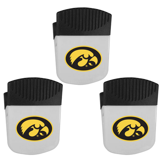 Iowa Hawkeyes Chip Clip Magnets, 3pk - Iowa Hawkeyes