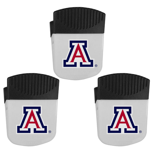 Arizona Wildcats Chip Clip Magnets, 3pk - Arizona Wildcats