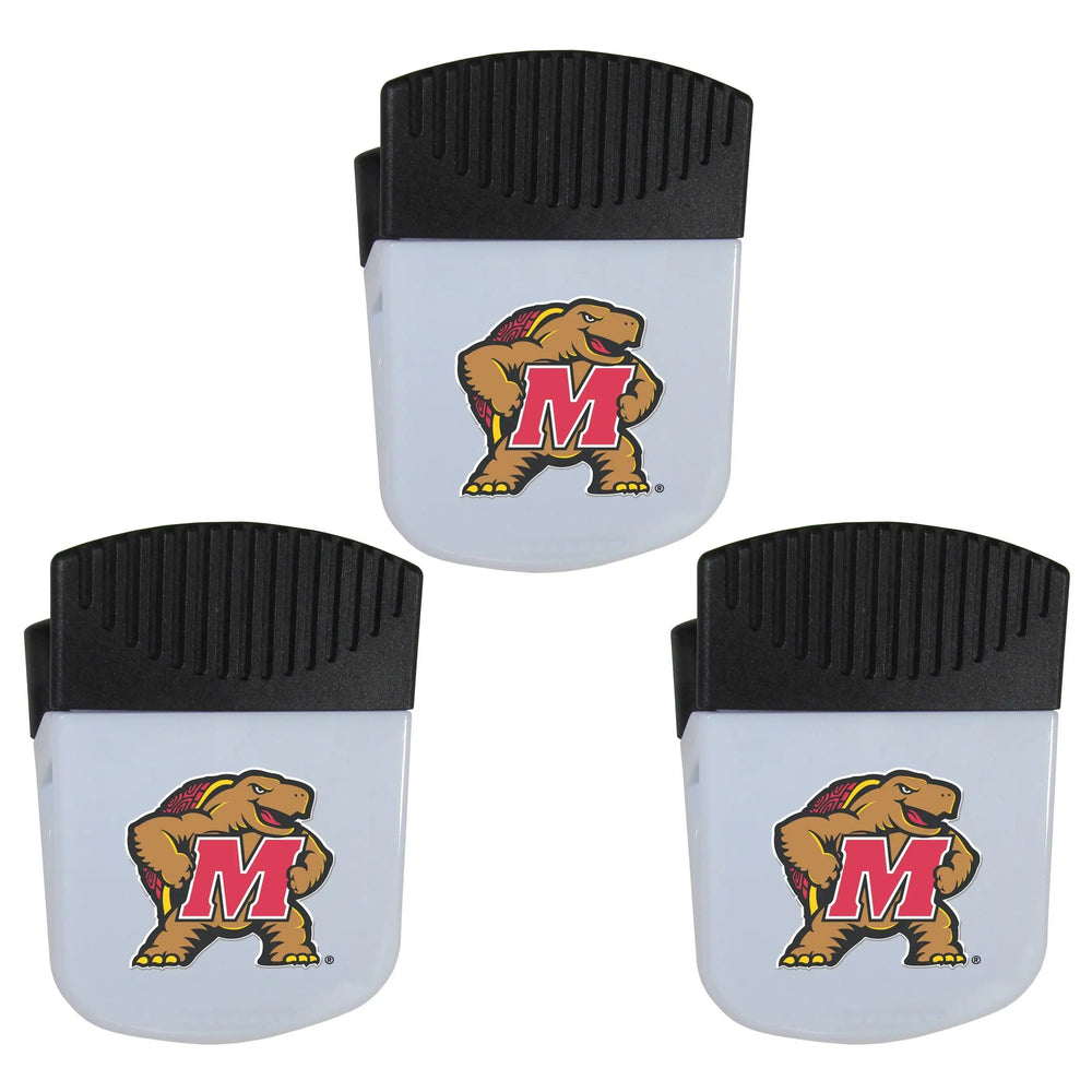 Maryland Terrapins Chip Clip Magnets, 3pk - Maryland Terrapins