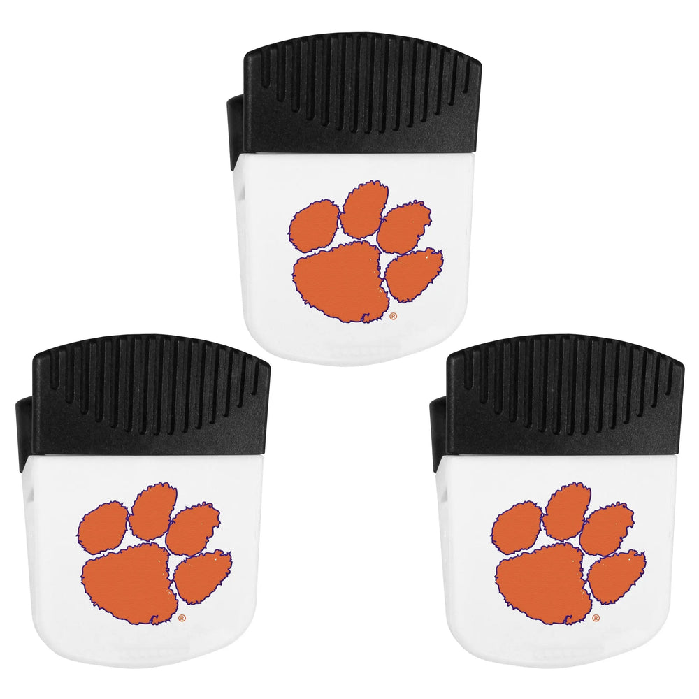 Clemson Tigers Chip Clip Magnets, 3pk - Clemson Tigers