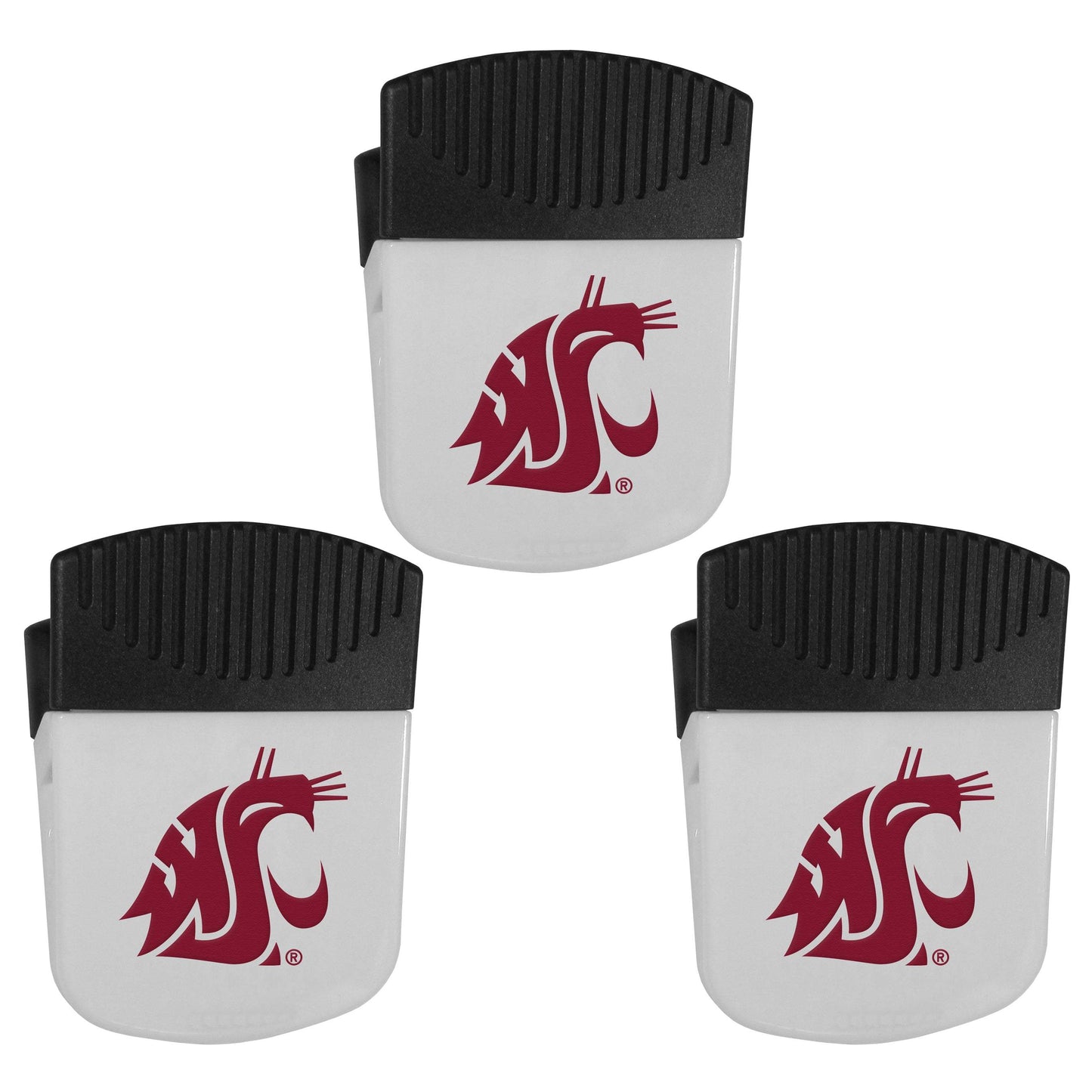 Washington St. Cougars Chip Clip Magnets, 3pk - Washington St. Cougars - Flyclothing LLC