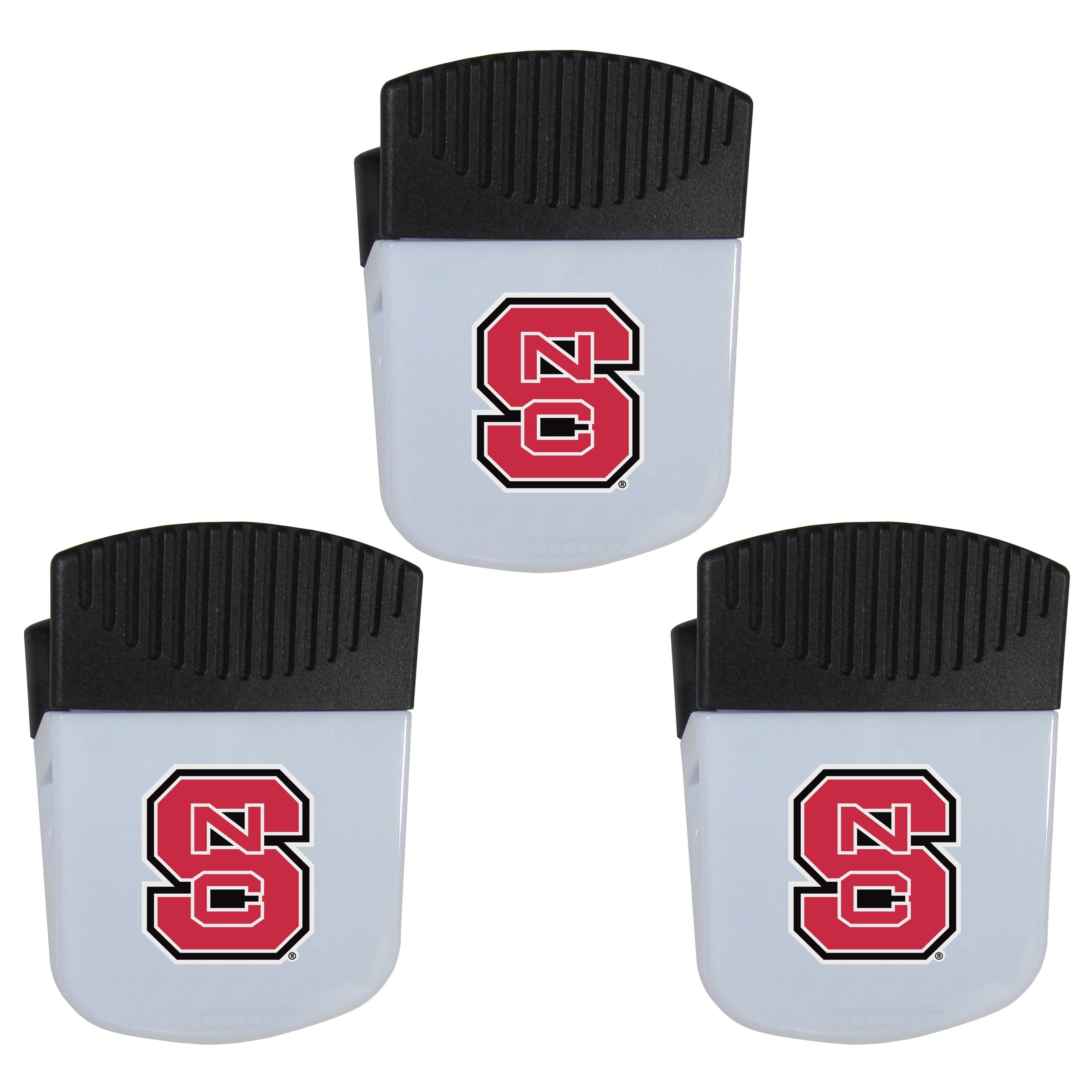 N. Carolina St. Wolfpack Chip Clip Magnets, 3pk - N. Carolina St. Wolfpack