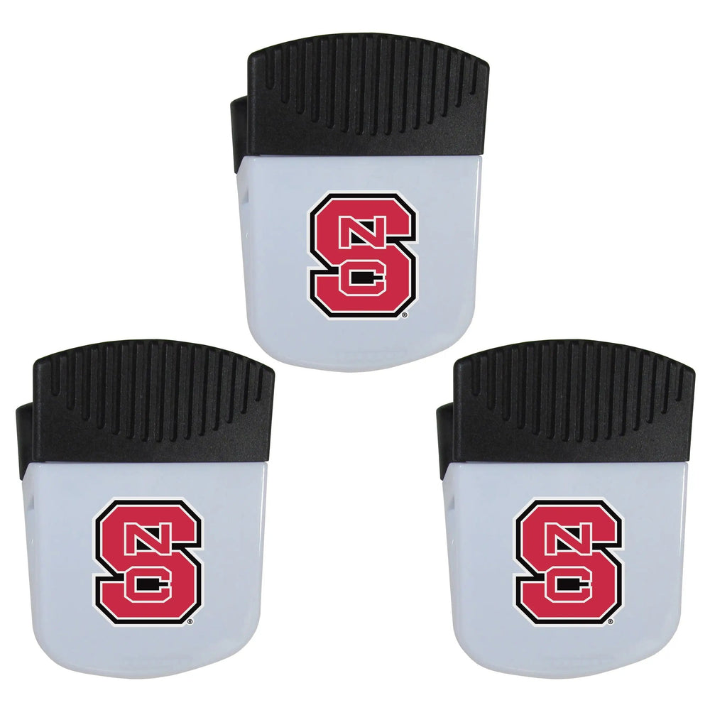 N. Carolina St. Wolfpack Chip Clip Magnets, 3pk - N. Carolina St. Wolfpack