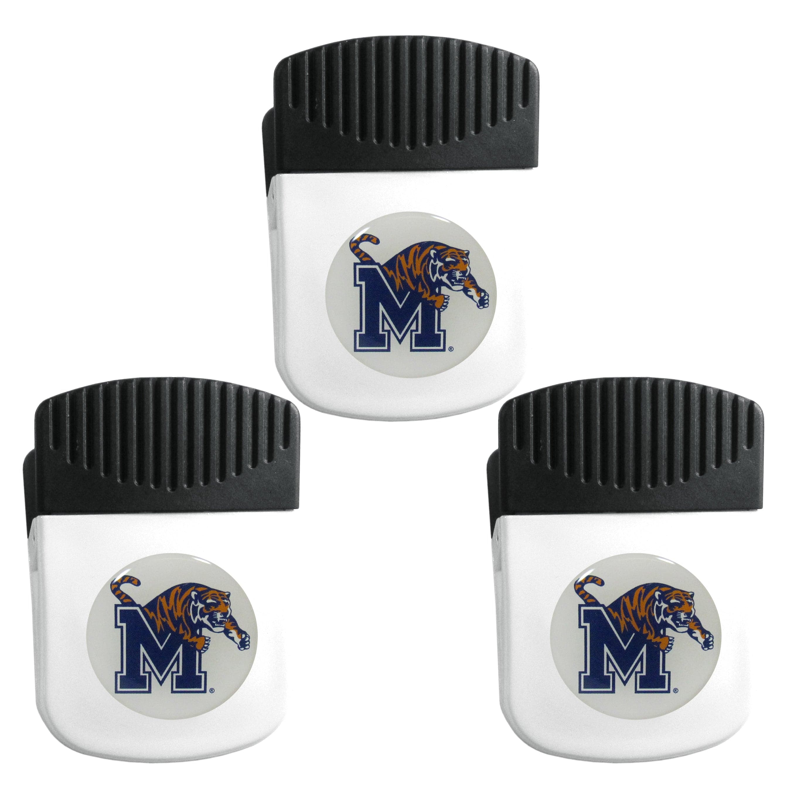 Memphis Tigers Chip Clip Magnet with Bottle Opener, 3pk - Memphis Tigers
