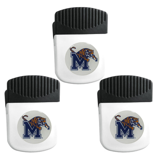 Memphis Tigers Chip Clip Magnet with Bottle Opener, 3pk - Memphis Tigers