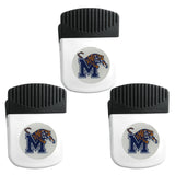 Memphis Tigers Chip Clip Magnet with Bottle Opener, 3pk - Memphis Tigers