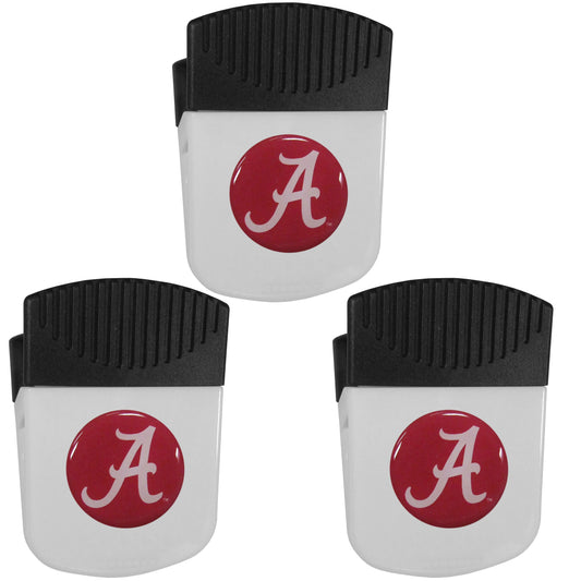 Alabama Crimson Tide Chip Clip Magnet with Bottle Opener, 3pk - Alabama Crimson Tide