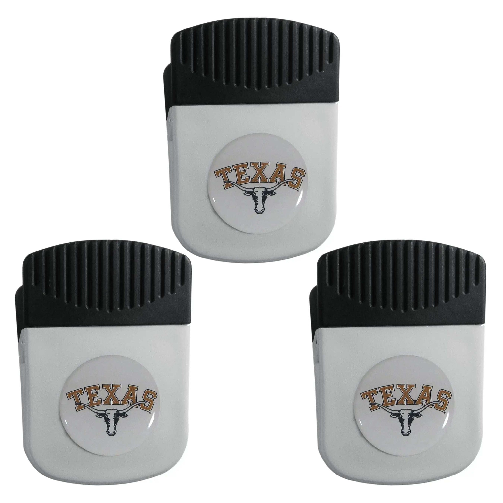 Texas Longhorns Chip Clip Magnet with Bottle Opener, 3pk - Texas Longhorns - Flyclothing LLC