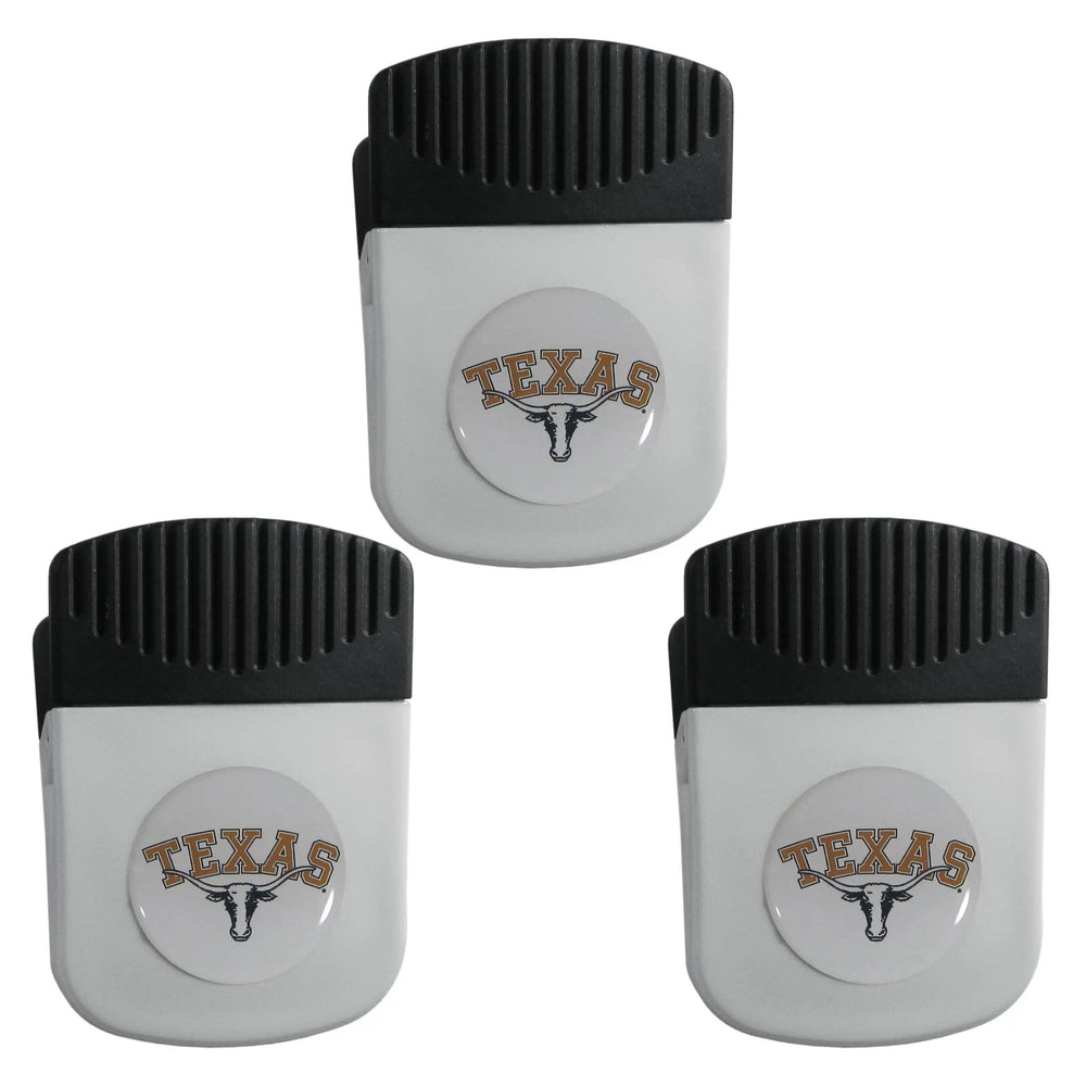 Texas Longhorns Chip Clip Magnet with Bottle Opener, 3pk - Texas Longhorns
