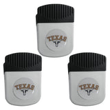 Texas Longhorns Chip Clip Magnet with Bottle Opener, 3pk - Texas Longhorns