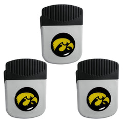 Iowa Hawkeyes Chip Clip Magnet with Bottle Opener, 3pk - Iowa Hawkeyes