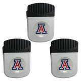 Arizona Wildcats Chip Clip Magnet with Bottle Opener, 3pk - Arizona Wildcats