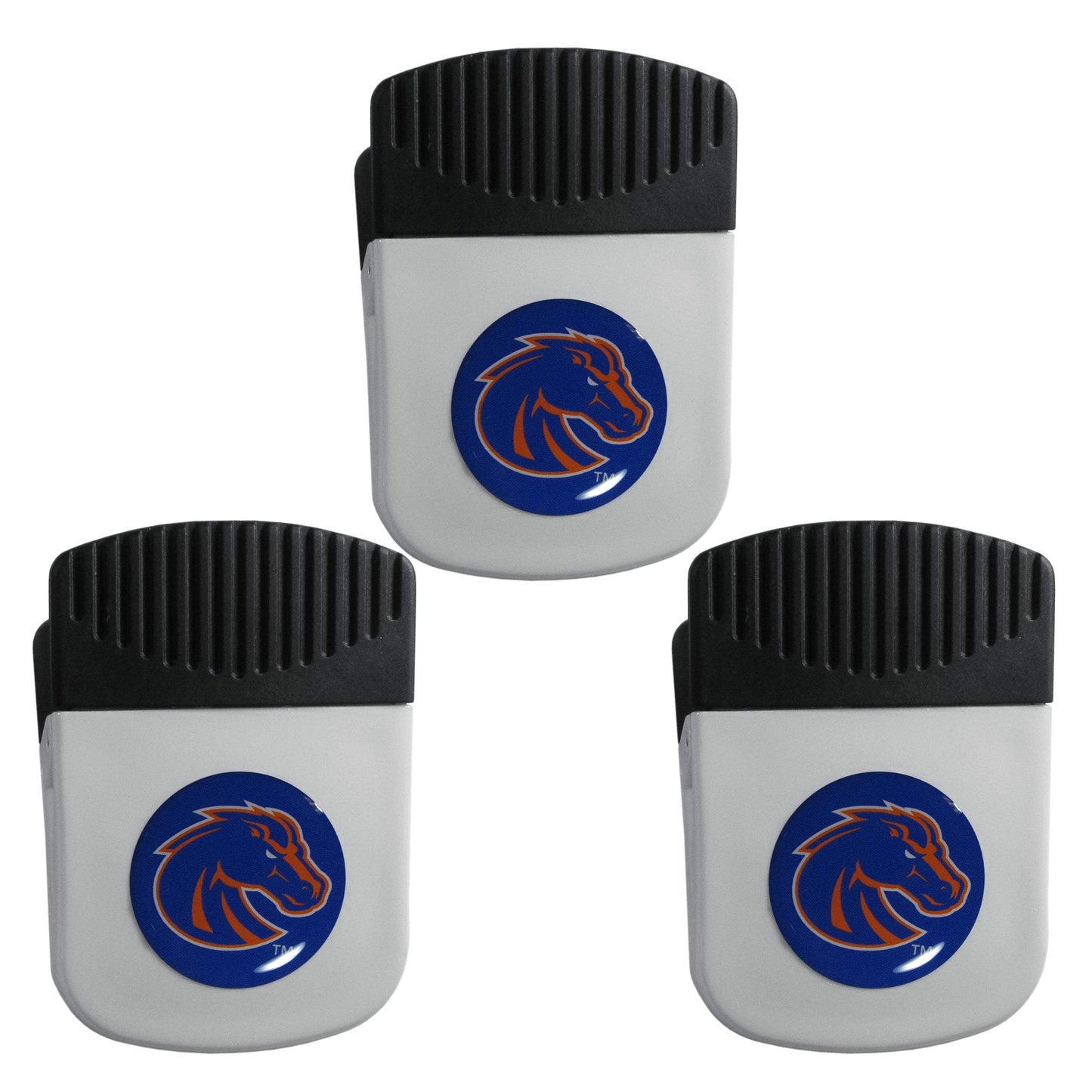 Boise St. Broncos Chip Clip Magnet with Bottle Opener, 3pk - Boise St. Broncos - Flyclothing LLC