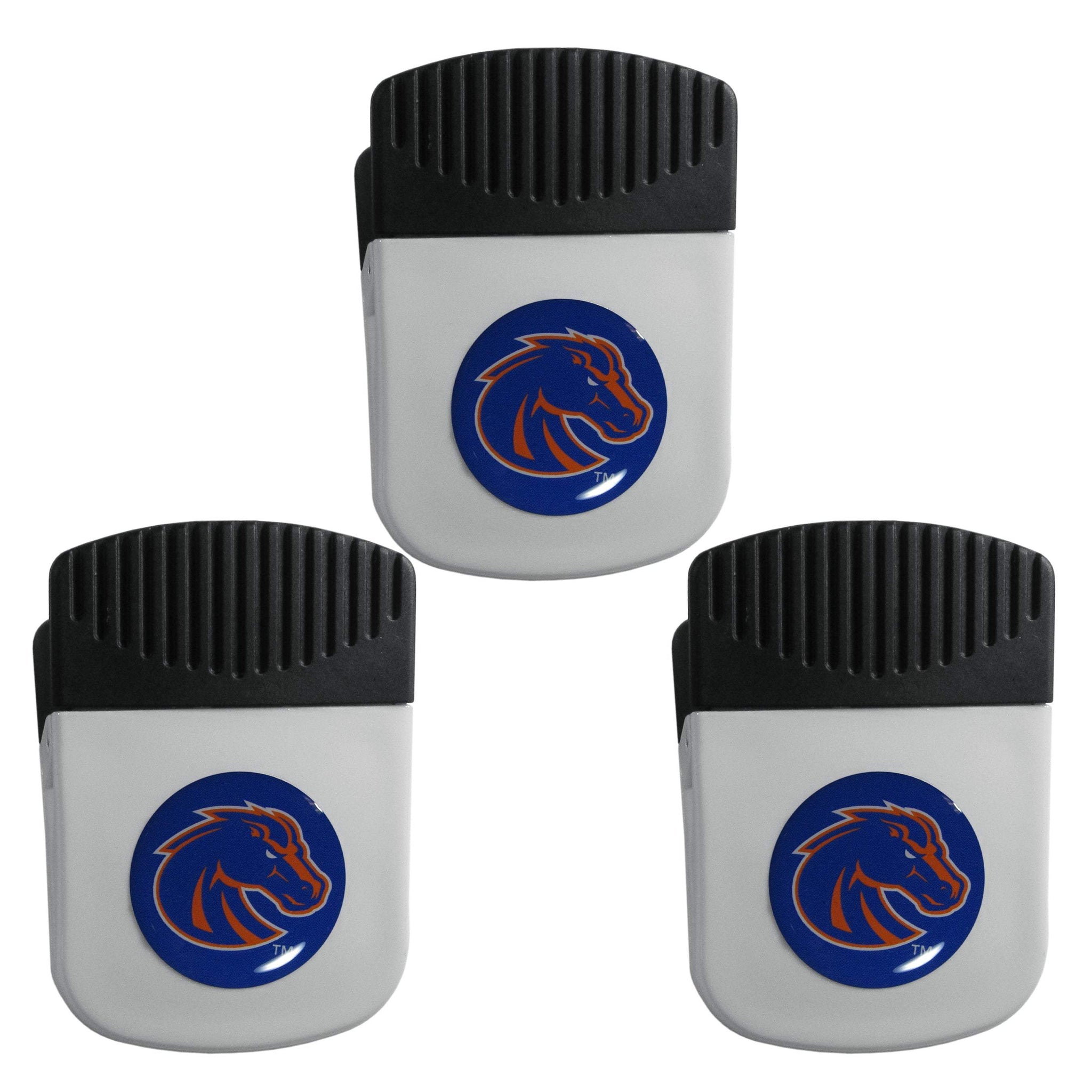 Boise St. Broncos Chip Clip Magnet with Bottle Opener, 3pk - Boise St. Broncos - Flyclothing LLC