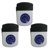 Boise St. Broncos Chip Clip Magnet with Bottle Opener, 3pk - Boise St. Broncos