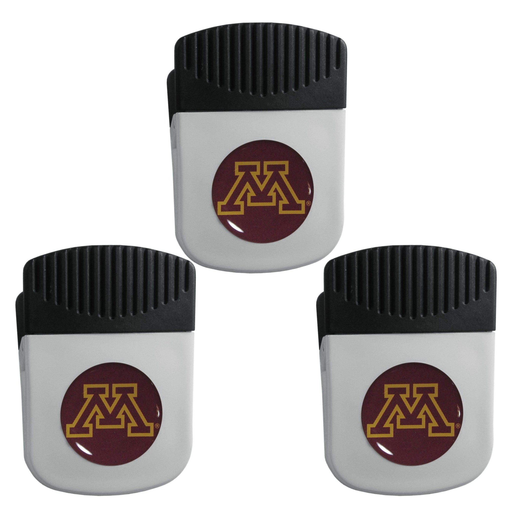 Minnesota Golden Gophers Chip Clip Magnet with Bottle Opener, 3pk - Minnesota Golden Gophers - Flyclothing LLC