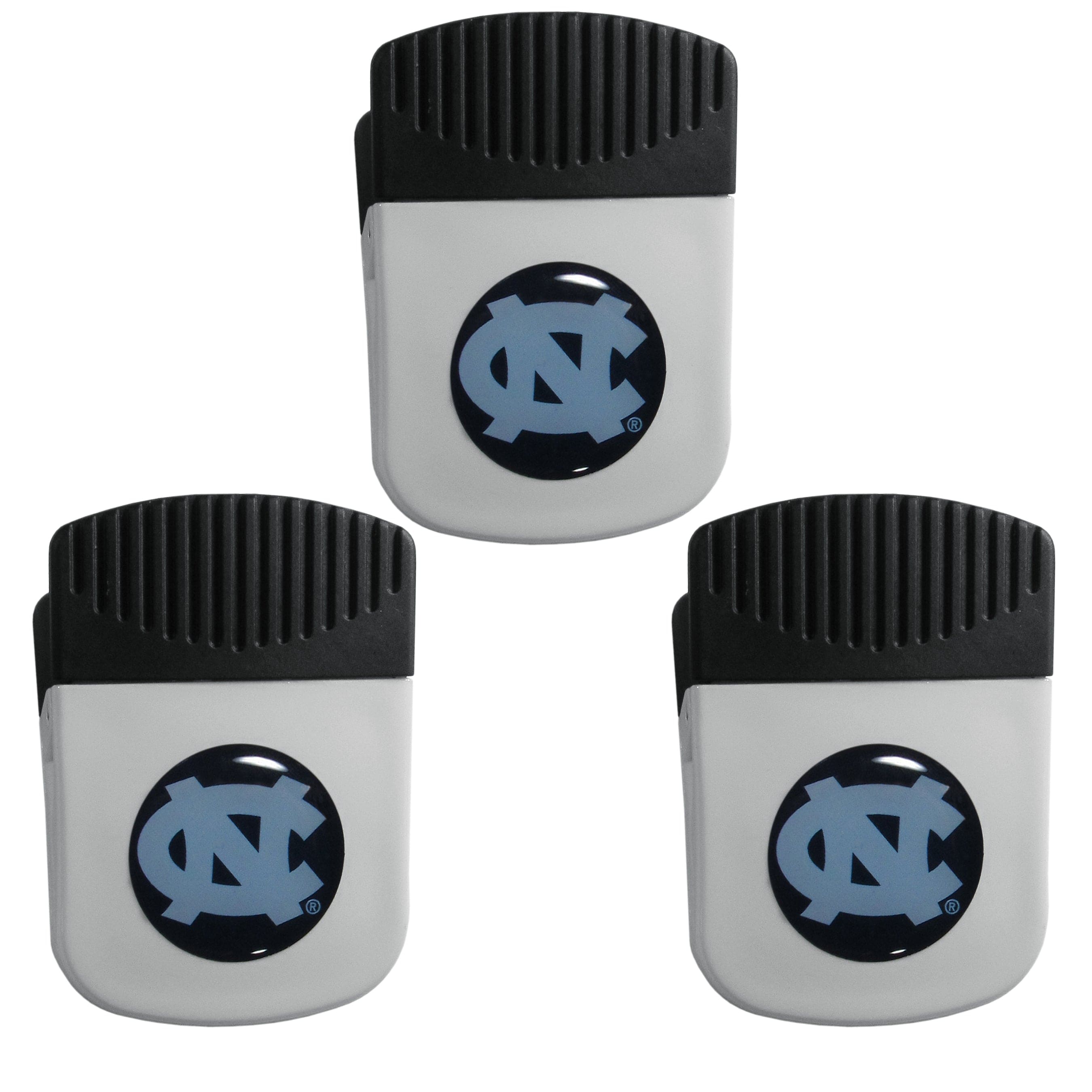 N. Carolina Tar Heels Chip Clip Magnet with Bottle Opener, 3pk - N. Carolina Tar Heels