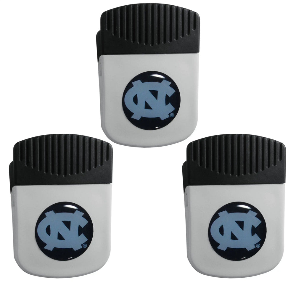 N. Carolina Tar Heels Chip Clip Magnet with Bottle Opener, 3pk - N. Carolina Tar Heels