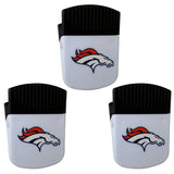 Denver Broncos Chip Clip Magnets, 3pk - Denver Broncos