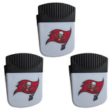Tampa Bay Buccaneers Chip Clip Magnets, 3pk - Tampa Bay Buccaneers