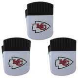 Kansas City Chiefs Chip Clip Magnets, 3pk - Kansas City Chiefs
