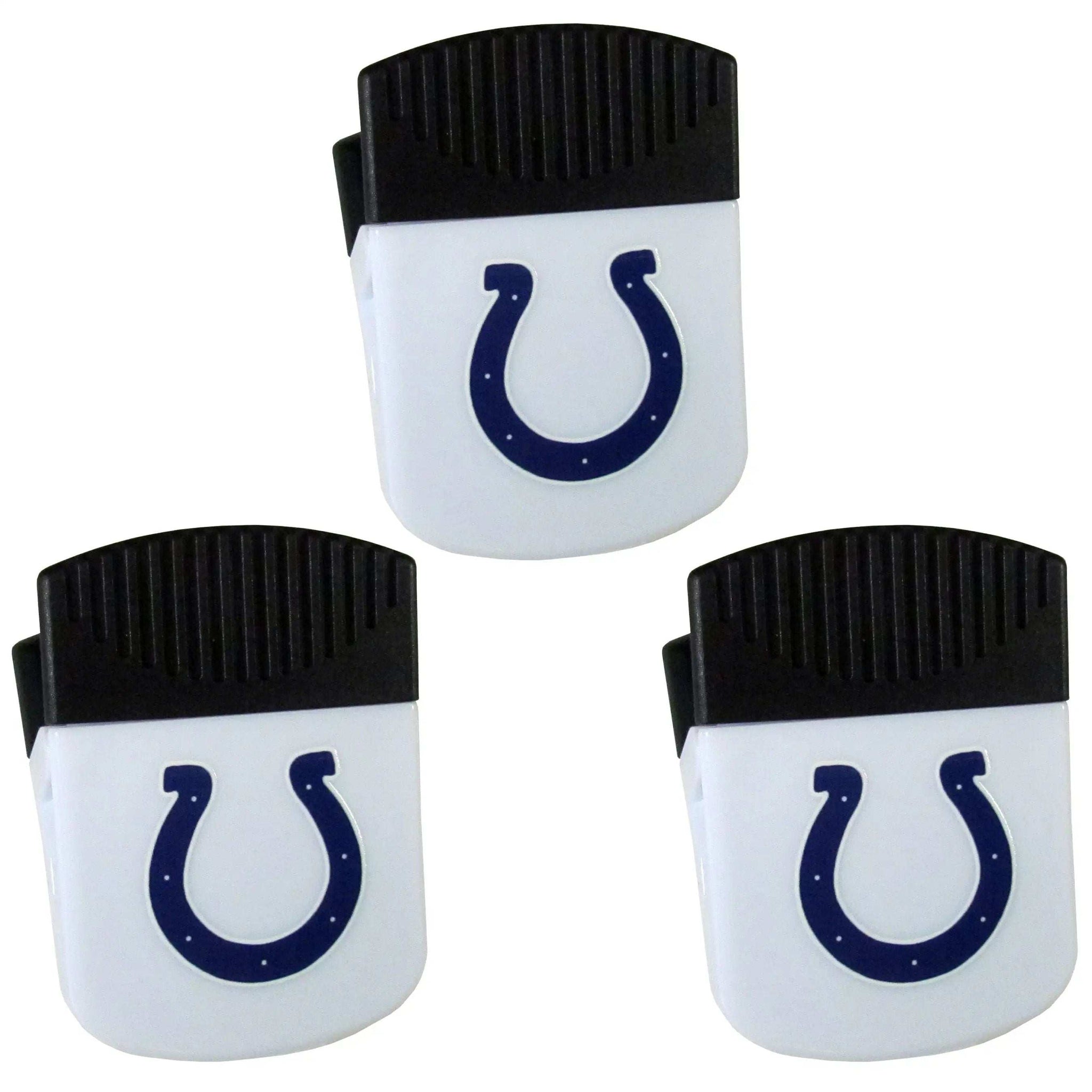 Indianapolis Colts Chip Clip Magnets, 3pk - Indianapolis Colts - Flyclothing LLC