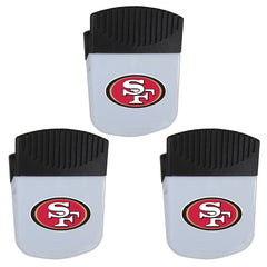 San Francisco 49ers Chip Clip Magnets, 3pk - San Francisco 49ers