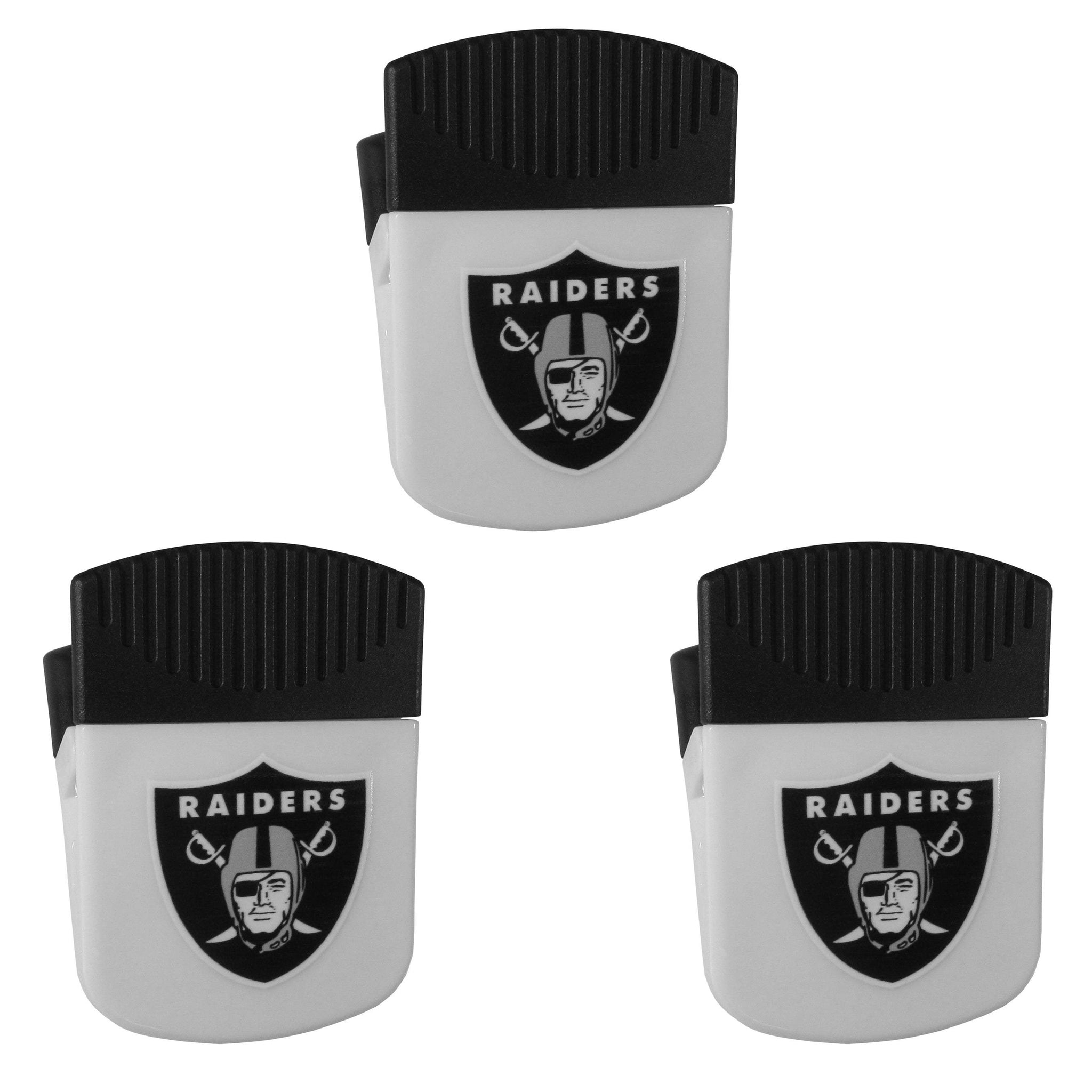 Las Vegas Raiders Chip Clip Magnets, 3pk - Las Vegas Raiders - Flyclothing LLC
