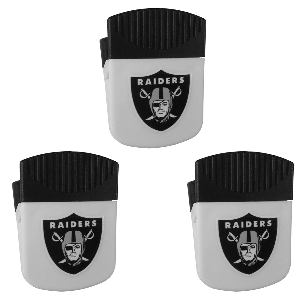Las Vegas Raiders Chip Clip Magnets, 3pk - Las Vegas Raiders