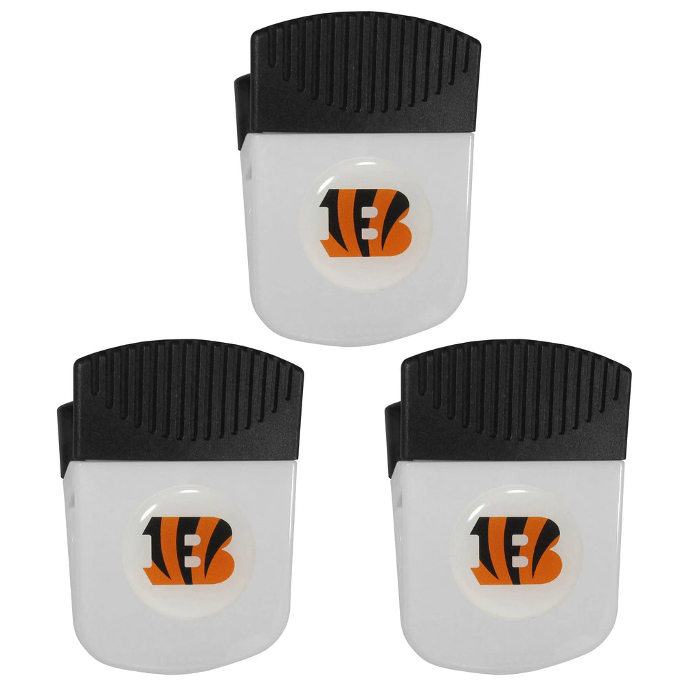 Cincinnati Bengals Chip Clip Magnet with Bottle Opener, 3pk - Cincinnati Bengals