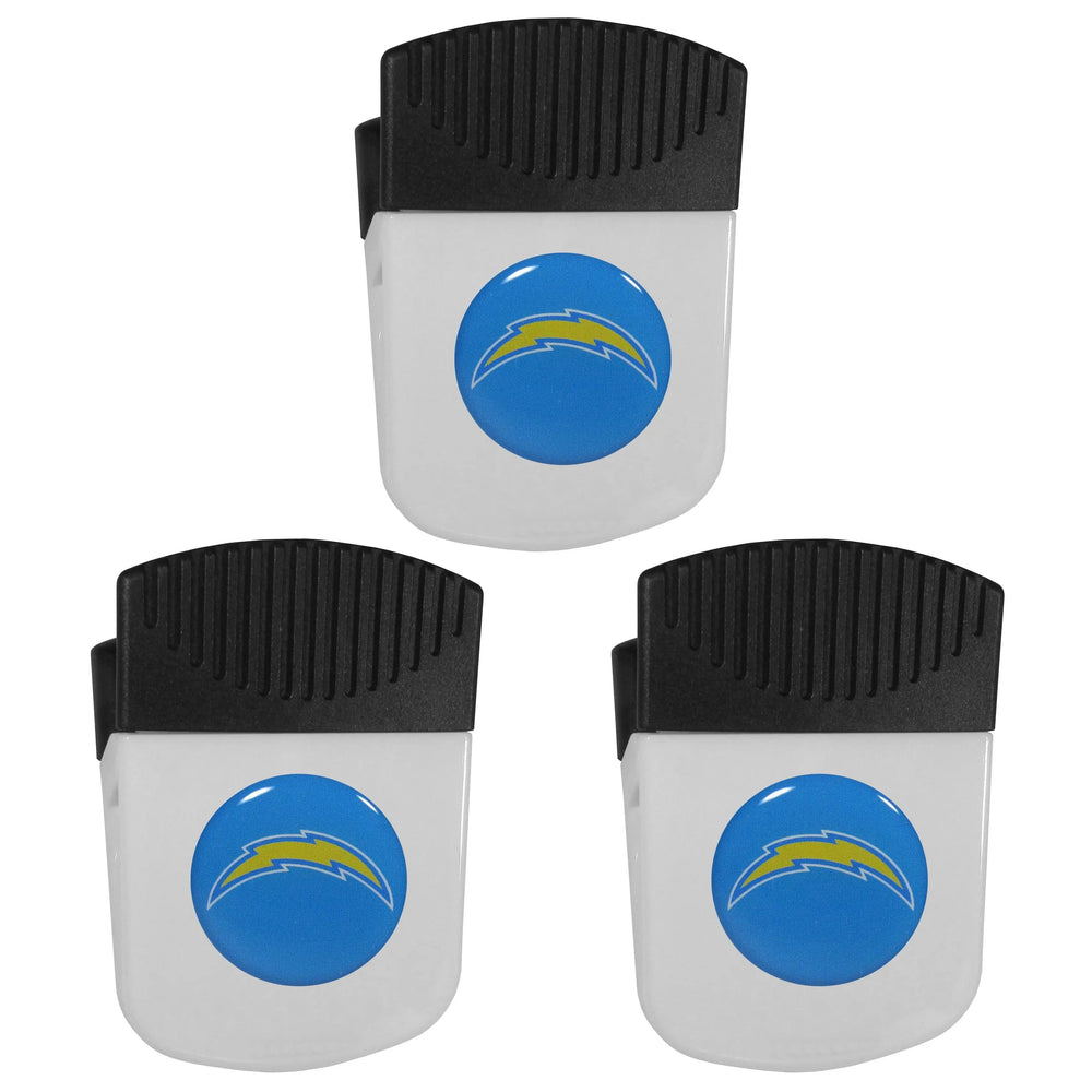 Los Angeles Chargers Chip Clip Magnet with Bottle Opener, 3pk - Los Angeles Chargers
