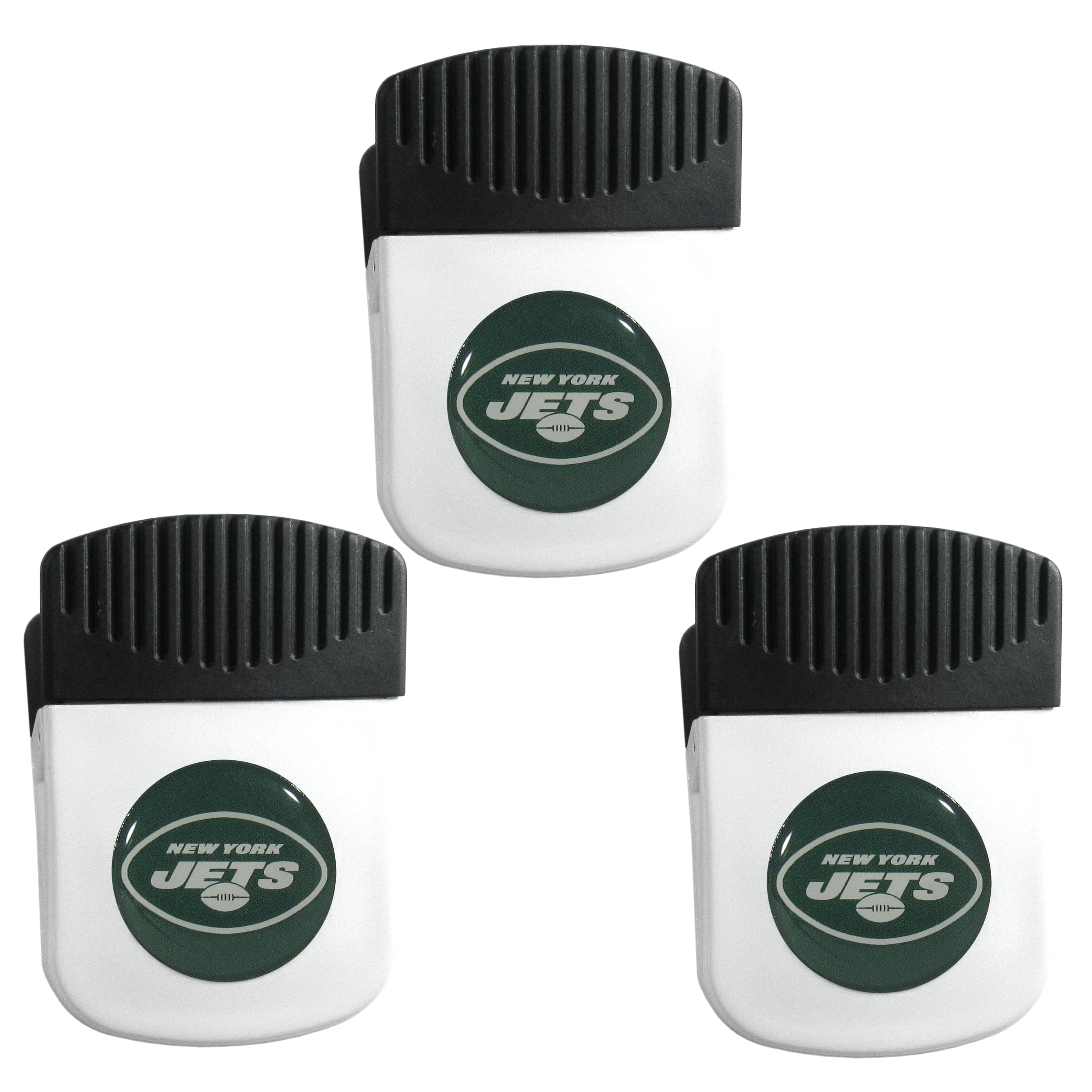 New York Jets Chip Clip Magnet with Bottle Opener, 3pk - New York Jets