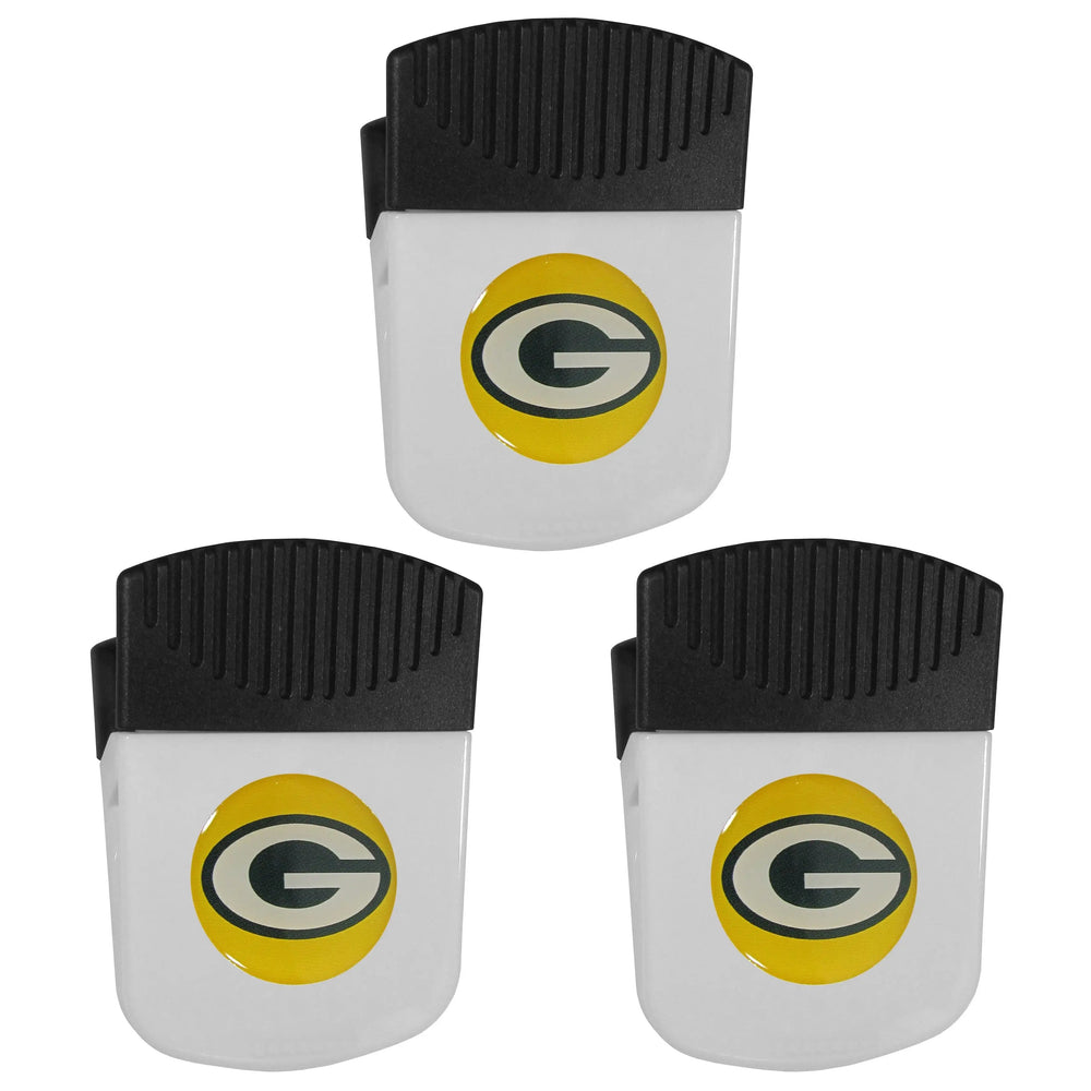 Green Bay Packers Chip Clip Magnet with Bottle Opener, 3pk - Green Bay Packers