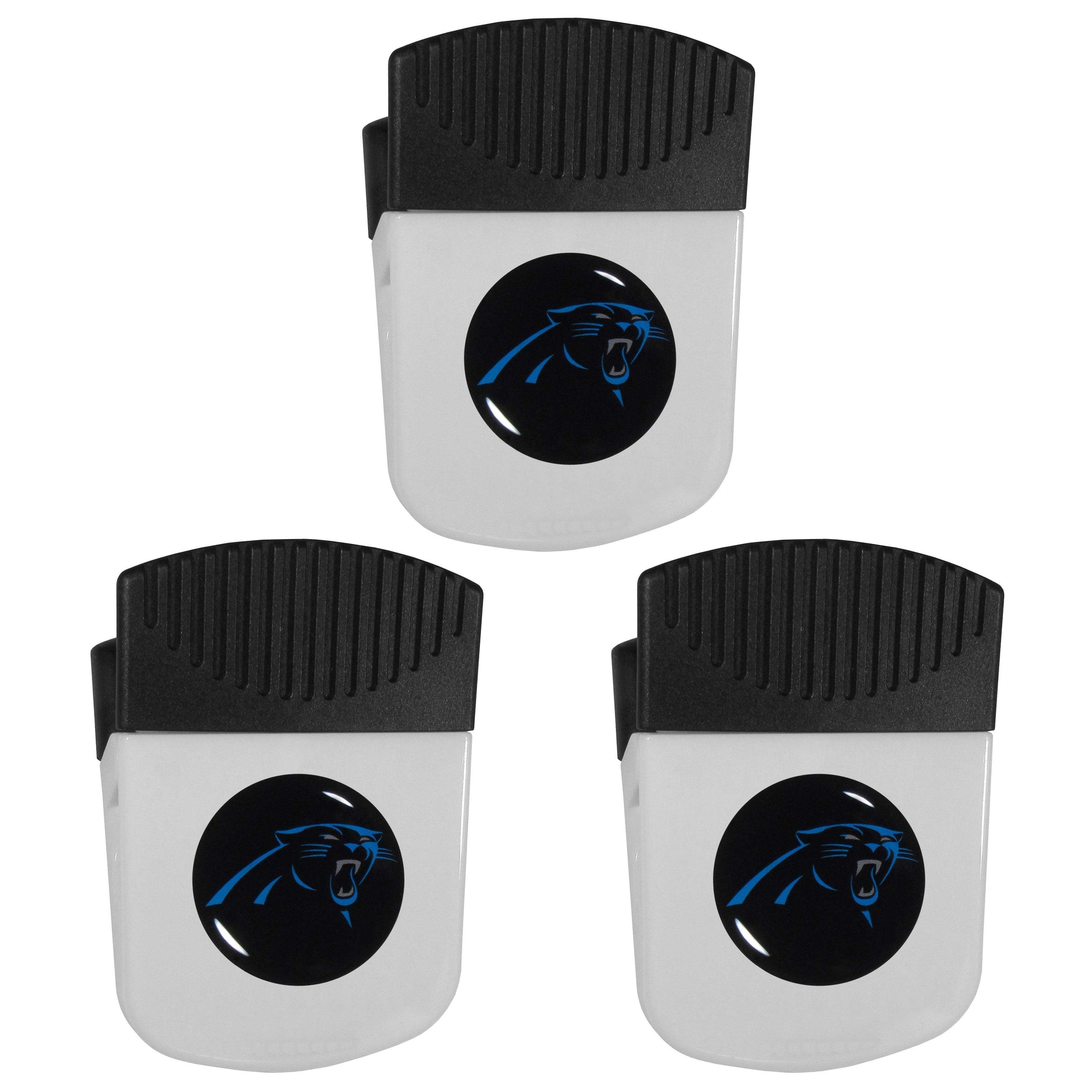 Carolina Panthers Chip Clip Magnet with Bottle Opener, 3pk - Carolina Panthers - Flyclothing LLC