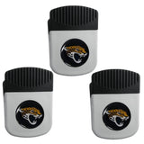 Jacksonville Jaguars Chip Clip Magnet with Bottle Opener, 3pk - Jacksonville Jaguars
