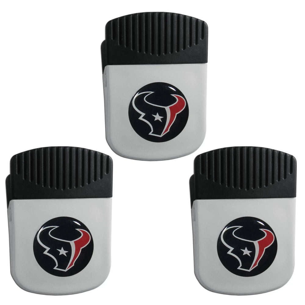 Houston Texans Chip Clip Magnet with Bottle Opener, 3pk - Houston Texans