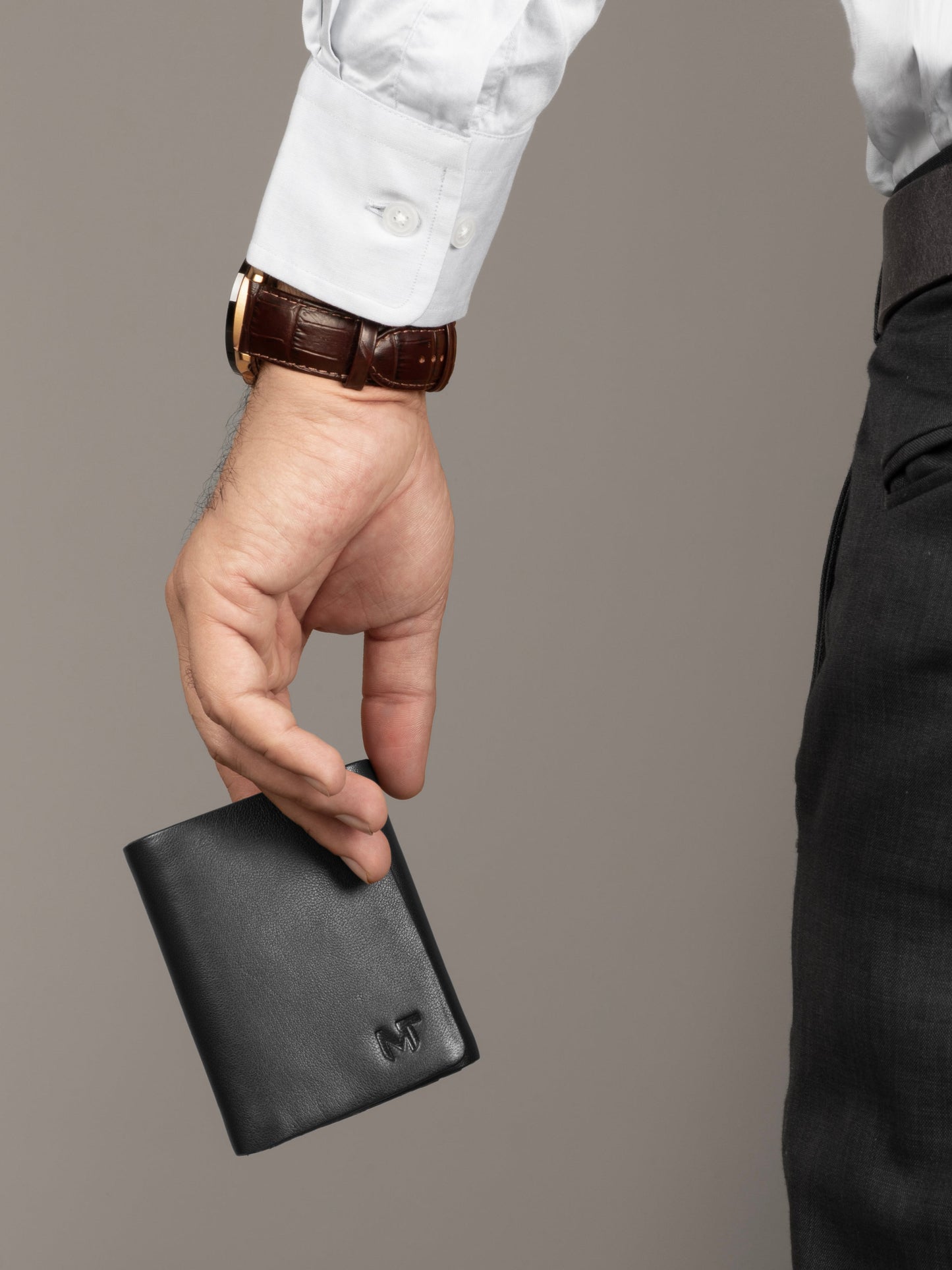 Men's Trifold Wallet - Classy Leather Bags - Flyclothing LLC
