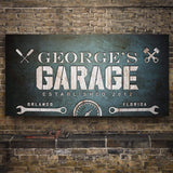Man Cave Garage Sign - Tailored Canvases - Flyclothing LLC