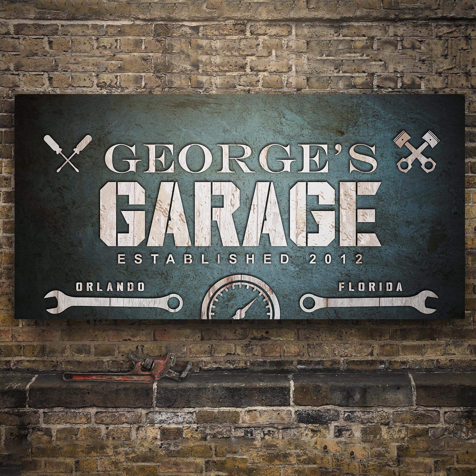 Man Cave Garage Sign - Tailored Canvases - Flyclothing LLC