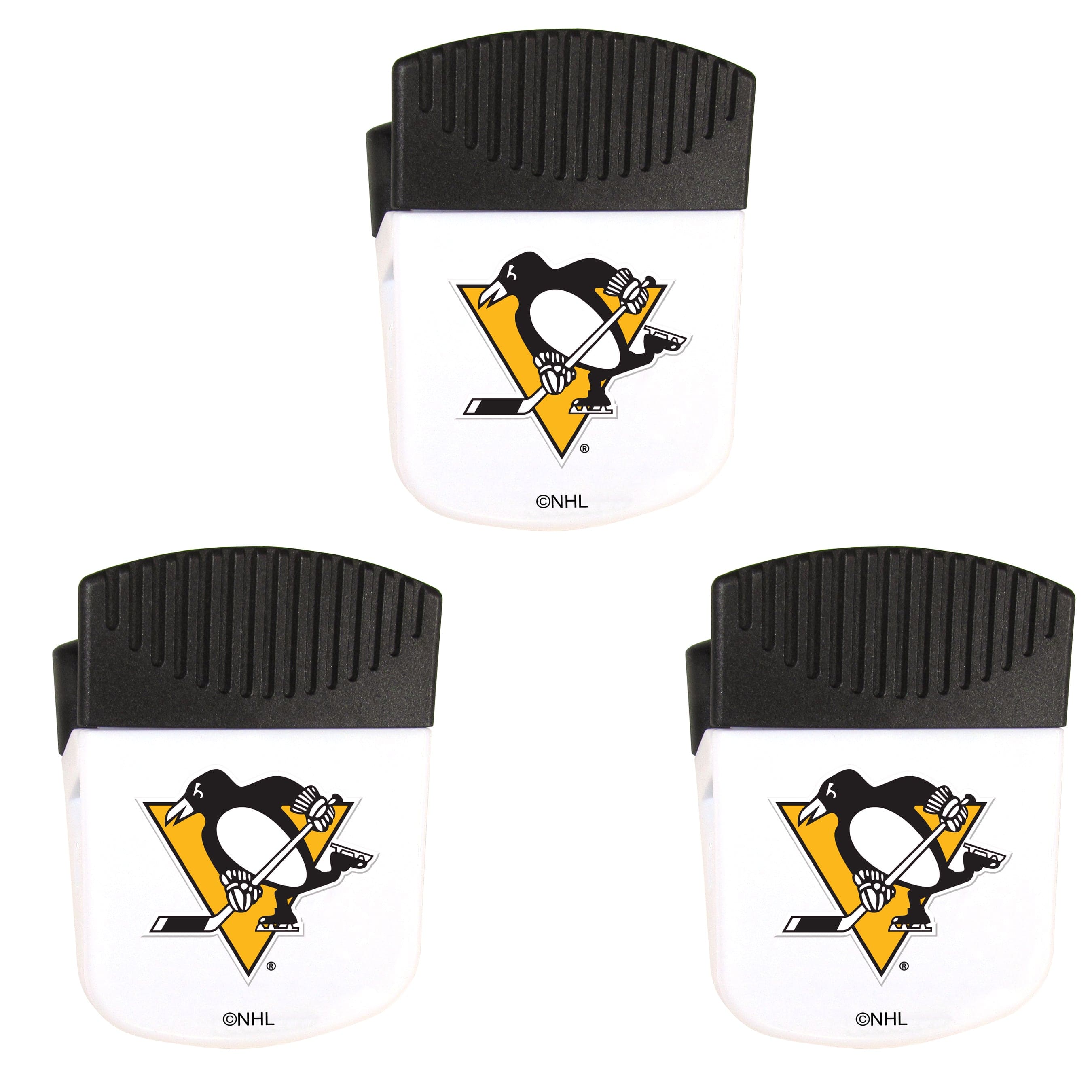 Pittsburgh Penguins® Chip Clip Magnets, 3pk - Pittsburgh Penguins