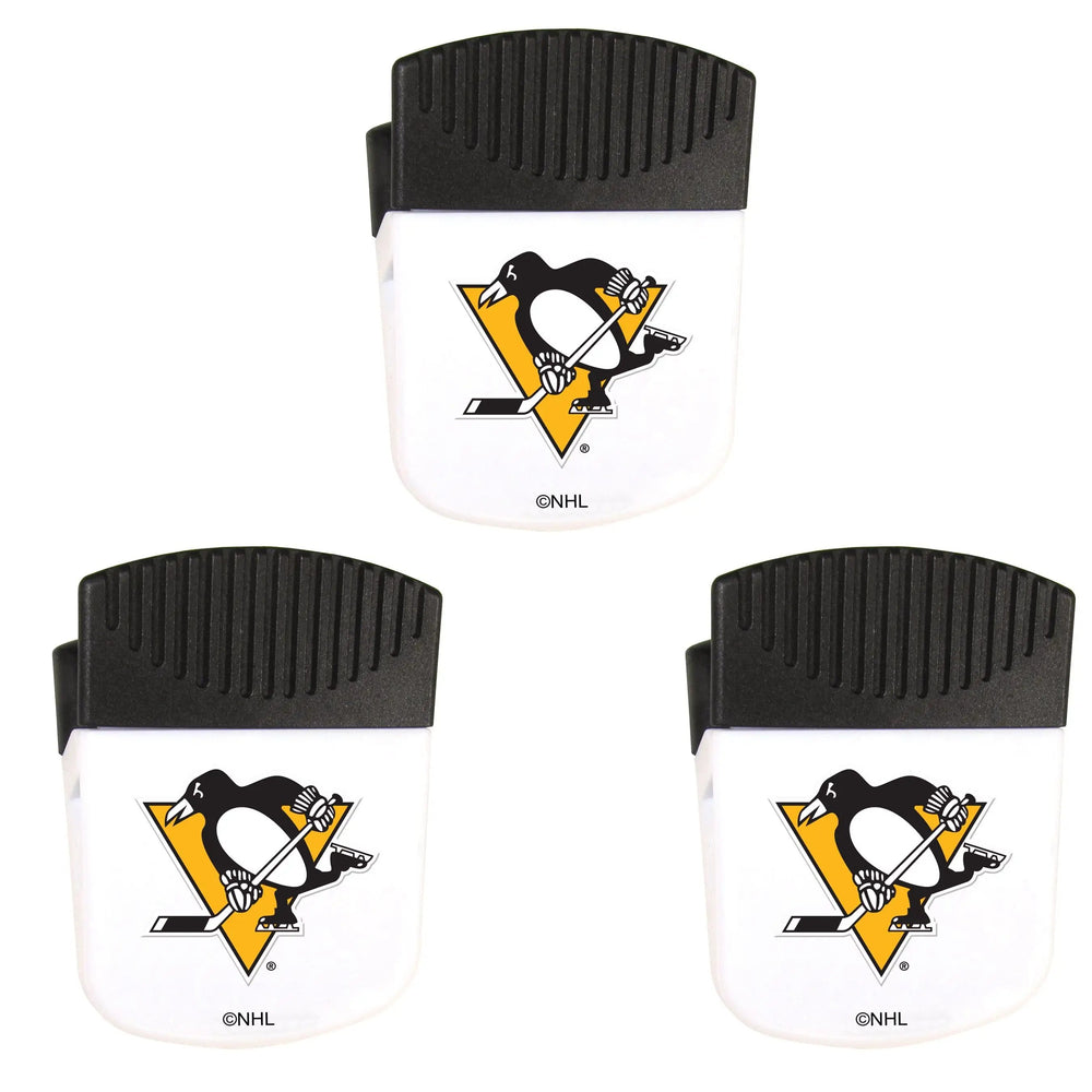 Pittsburgh Penguins® Chip Clip Magnets, 3pk - Pittsburgh Penguins