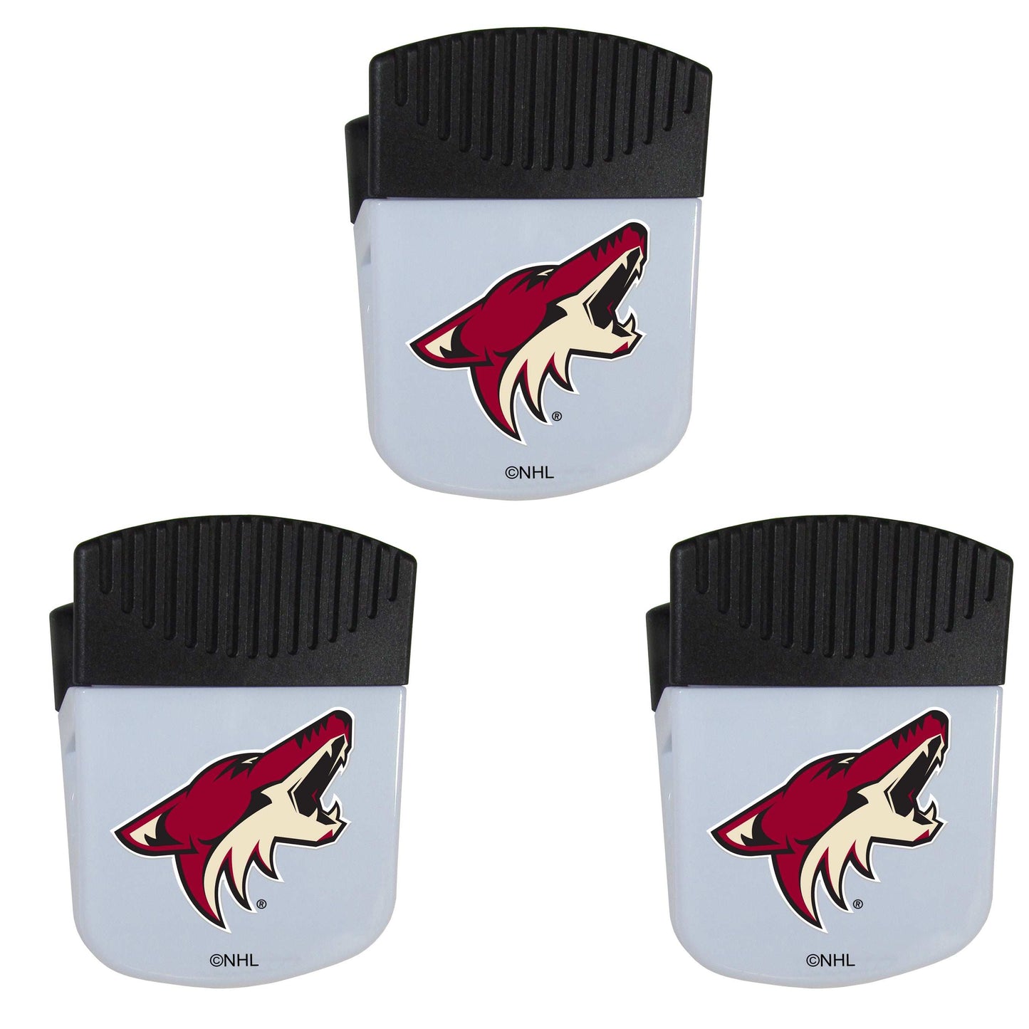 Arizona Coyotes Chip Clip Magnets 3pk - Arizona Coyotes - Flyclothing LLC