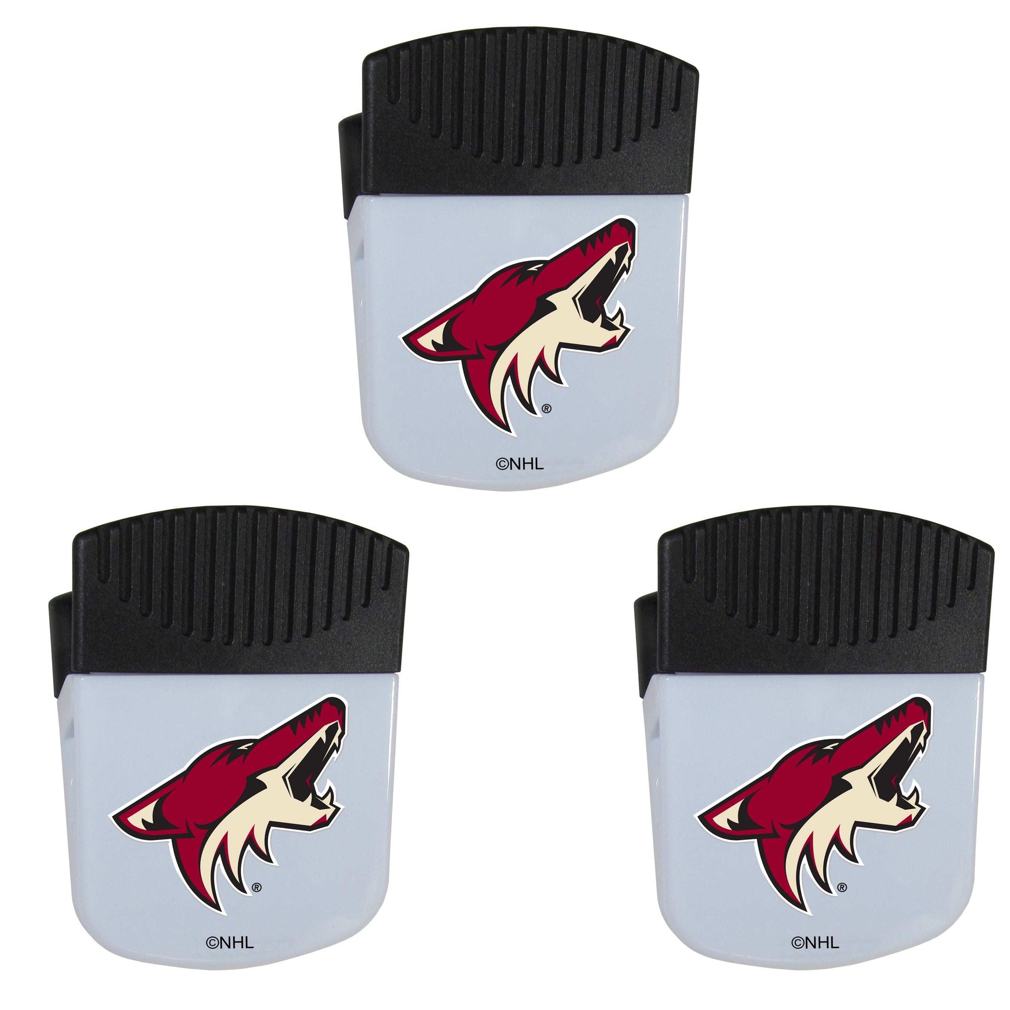 Arizona Coyotes Chip Clip Magnets 3pk - Arizona Coyotes - Flyclothing LLC