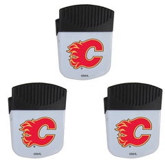 Calgary Flames® Chip Clip Magnets, 3pk - Calgary Flames