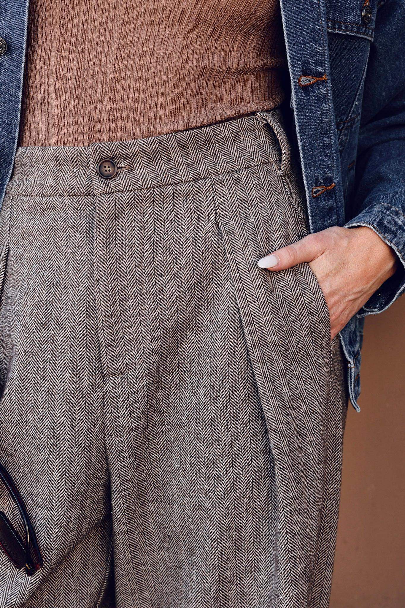 VIBRANT DAZE WOOLEN PANTS - Flying Tomato - Flyclothing LLC