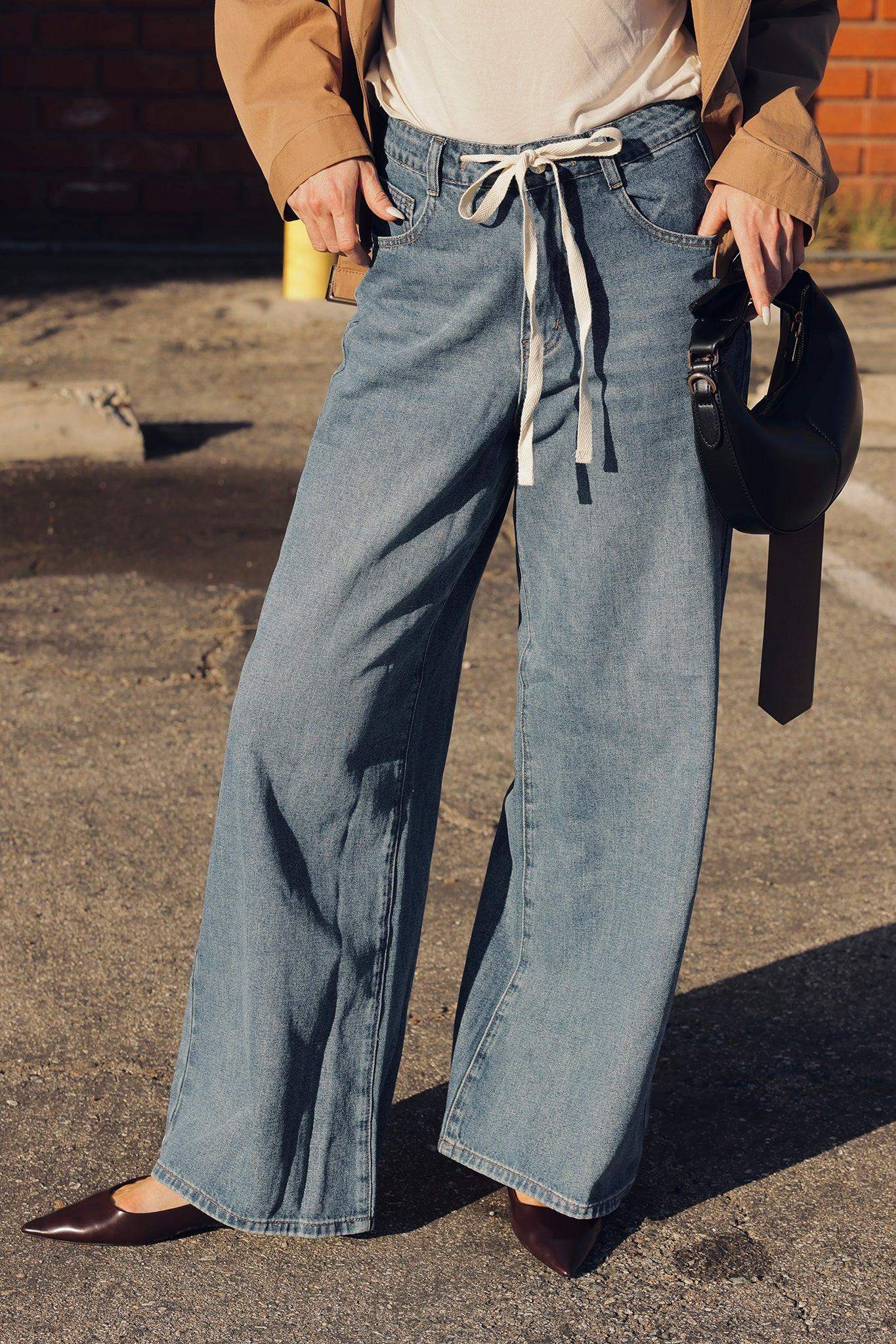 SHE'S A SWEET TALKER DENIM PANTS - Flying Tomato - Flyclothing LLC